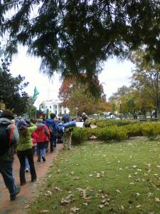 ClimateMarchReachesWhiteHouse