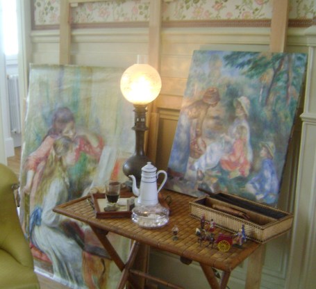 La Maison Renoir, a corner of the living room