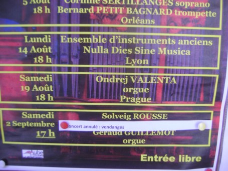 ConcertAnnuleVendange