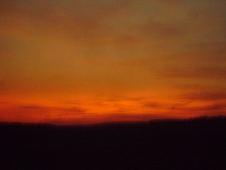 Sunset in Essoyes, August 28